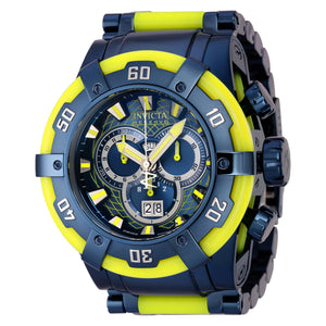 RELOJ  PARA HOMBRE INVICTA RESERVE 37339 - AZUL OSCURO, AMARILLO