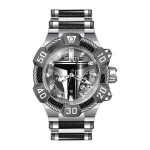 RELOJ MANDALORIAN PARA HOMBRE INVICTA STAR WARS 37370 - NEGRO, ACERO