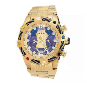 RELOJ THANOS PARA HOMBRE INVICTA MARVEL 37393 - DORADO