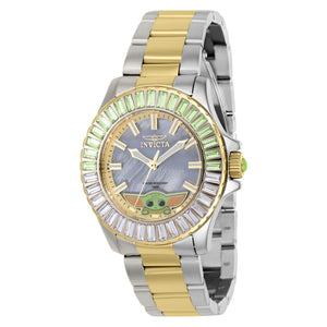 RELOJ BABY YODA PARA MUJER INVICTA STAR WARS 37608 - ORO, ACERO