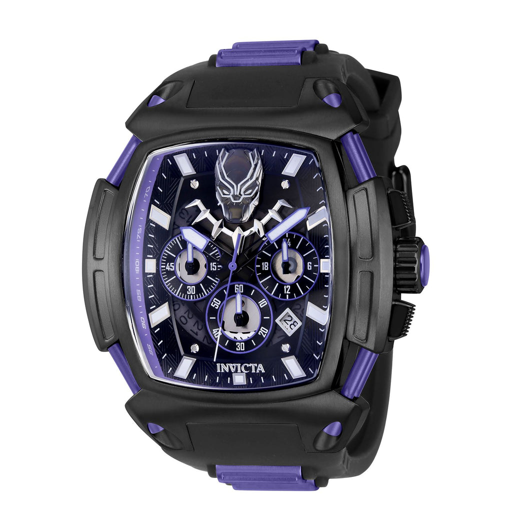 RELOJ PANTERA NEGRA PARA HOMBRE INVICTA MARVEL 37612 - PÚRPURA