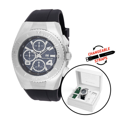 RELOJ DEPORTIVO PARA HOMBRE TECHNOMARINE CRUISE NÚMERO DE SERIE 124029 - NEGRO, BLANCO, VERDE