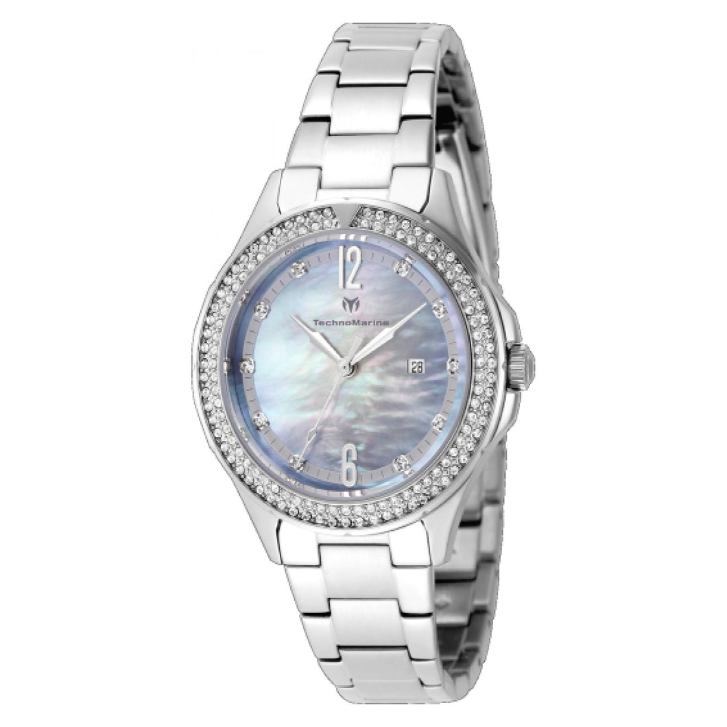 RELOJ  PARA MUJER TECHNOMARINE LUNA TM-826007 - ACERO