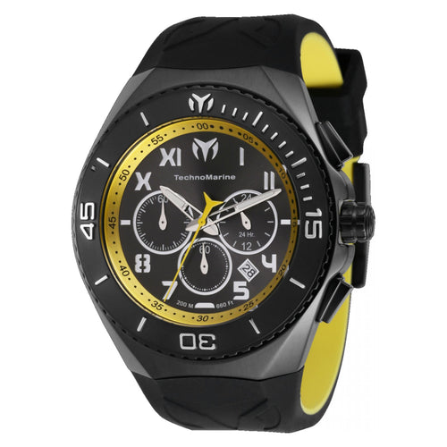 RELOJ DEPORTIVO PARA HOMBRE TECHNOMARINE MANTA TM 221045 - AMARILLO, NEGRO