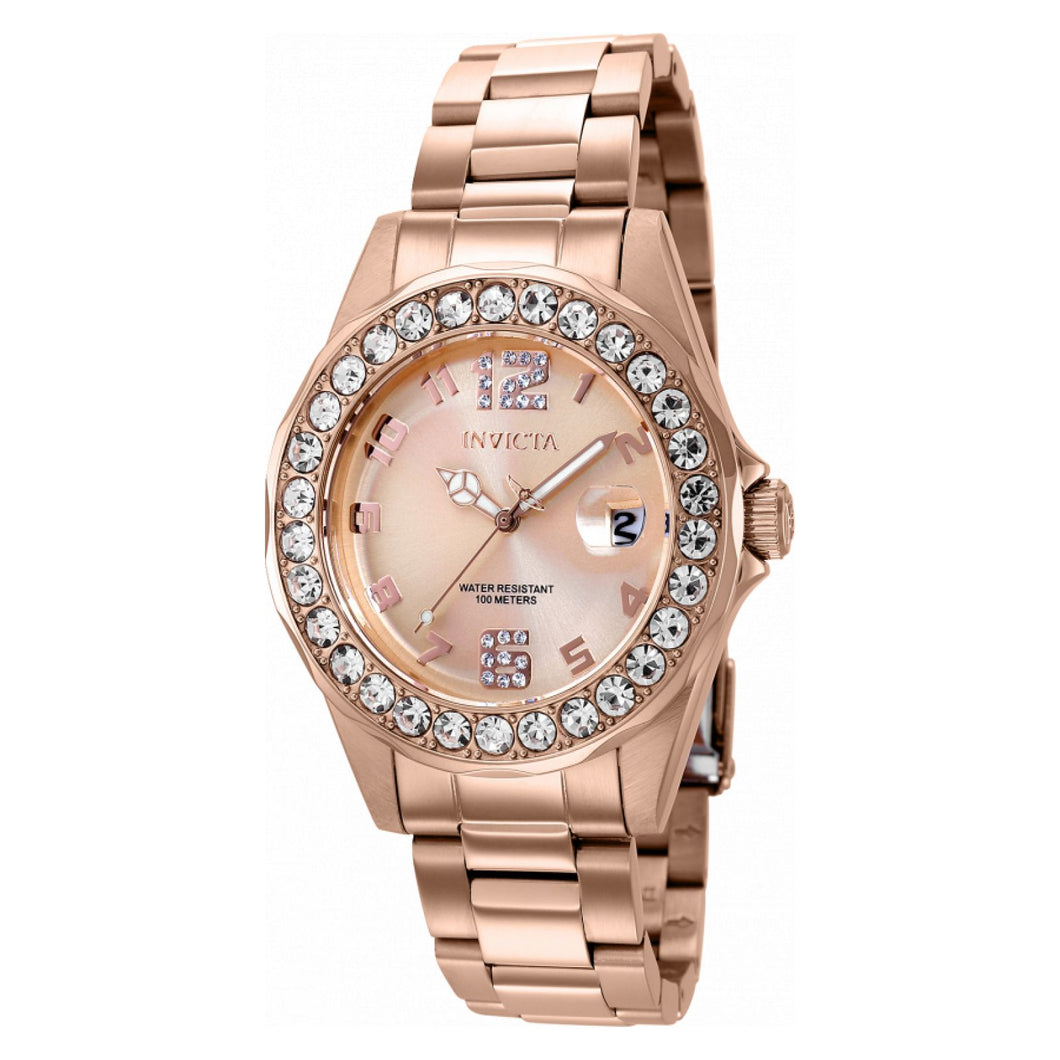 RELOJ  PARA MUJER INVICTA PRO DIVER 37698 - ORO ROSA