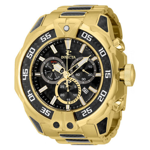 RELOJ  PARA HOMBRE INVICTA CARBON HAWK 37704 - GOLD