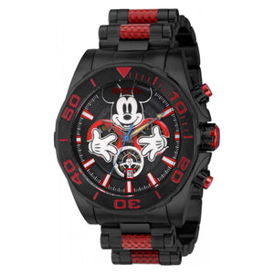 RELOJ MICKEY MOUSE PARA HOMBRE INVICTA DISNEY LIMITED EDITION 37811 - NEGRO ROJO