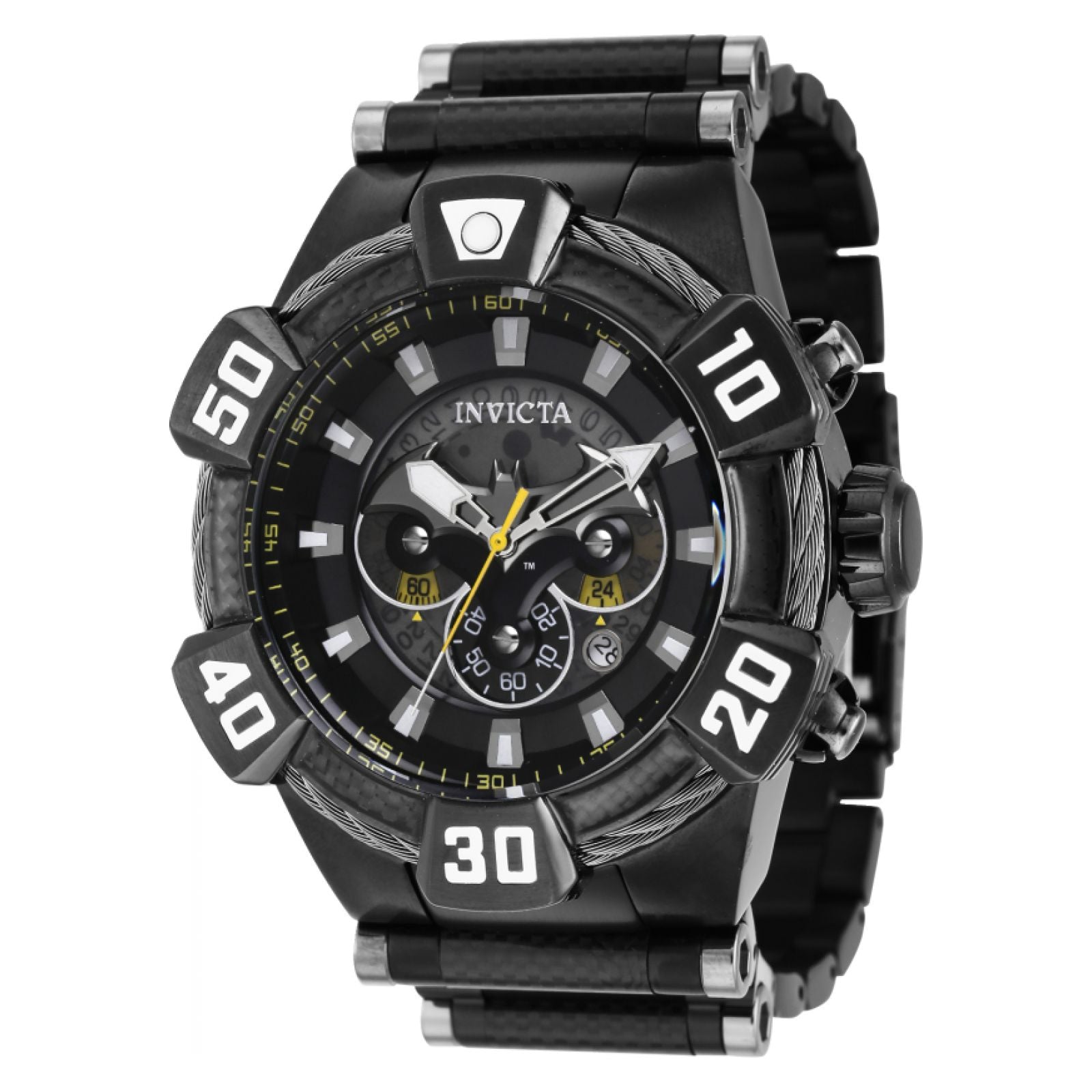 RELOJ BATMAN PARA HOMBRE INVICTA DC COMICS 37872 - NEGRO