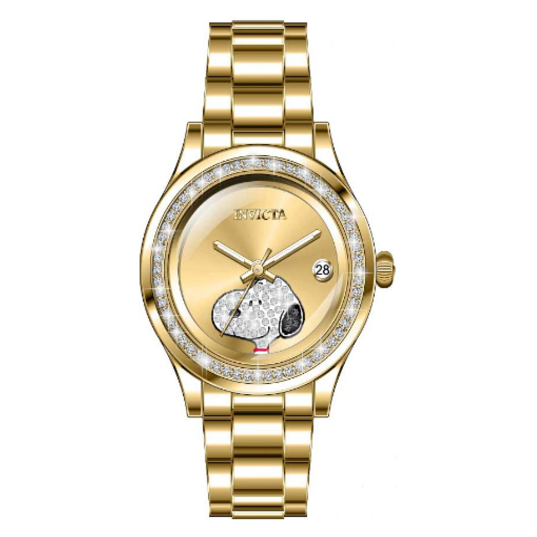 RELOJ  PARA MUJER INVICTA CHARACTER COLLECTION 38275 - ORO