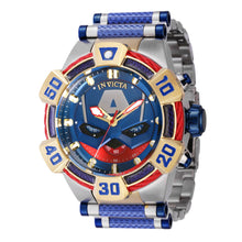 Cargar imagen en el visor de la galería, RELOJ CAPITÁN AMÉRICA PARA HOMBRE INVICTA MARVEL 38385 - AZUL, PLATA, ROJO, NEGRO