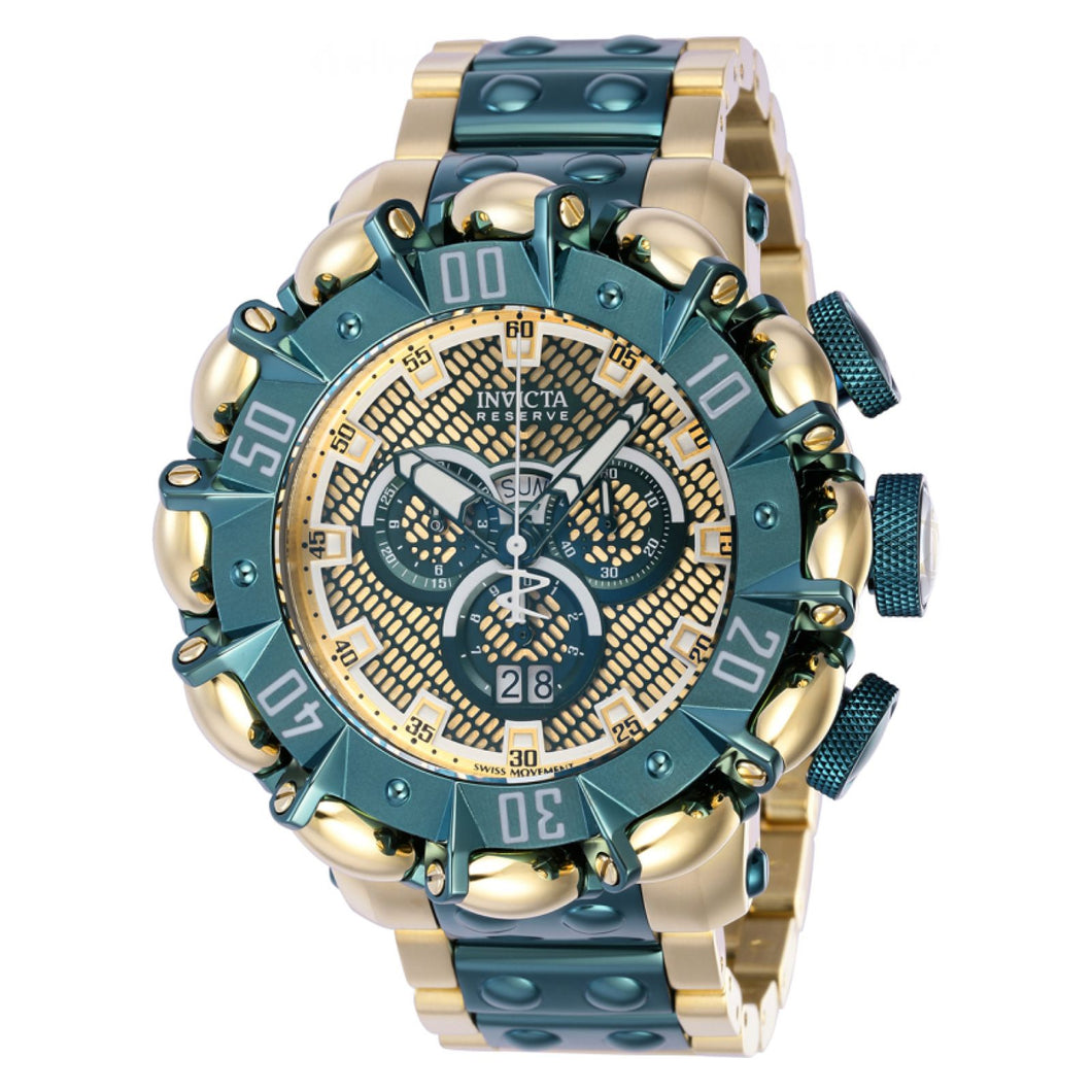 RELOJ  PARA HOMBRE INVICTA RESERVE 38501 - ORO, VERDE