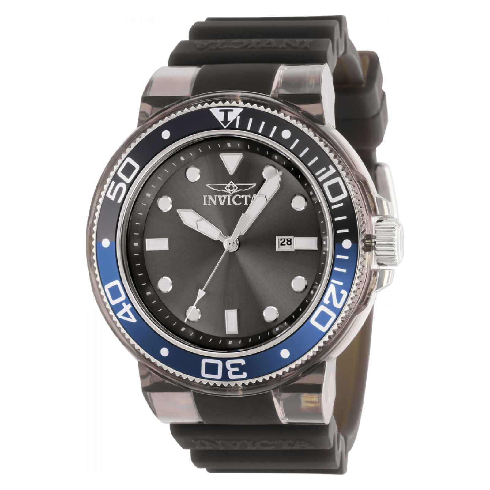 RELOJ DEPORTIVO PARA HOMBRE INVICTA PRO DIVER 38888 TRANSPARENTE NE