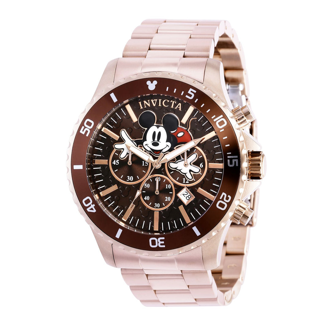 RELOJ MICKEY MOUSE PARA HOMBRE INVICTA DISNEY LIMITED EDITION 39178 - ORO ROSA