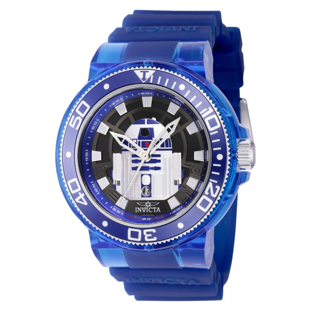 RELOJ R2-D2 PARA HOMBRE INVICTA STAR WARS 39710 - TRANSPARENTE, AZUL