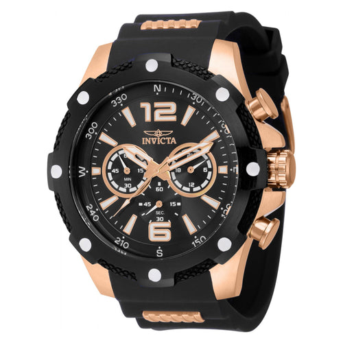 RELOJ DEPORTIVO PARA HOMBRE INVICTA I-FORCE 39989 - NEGRO, ORO ROSA