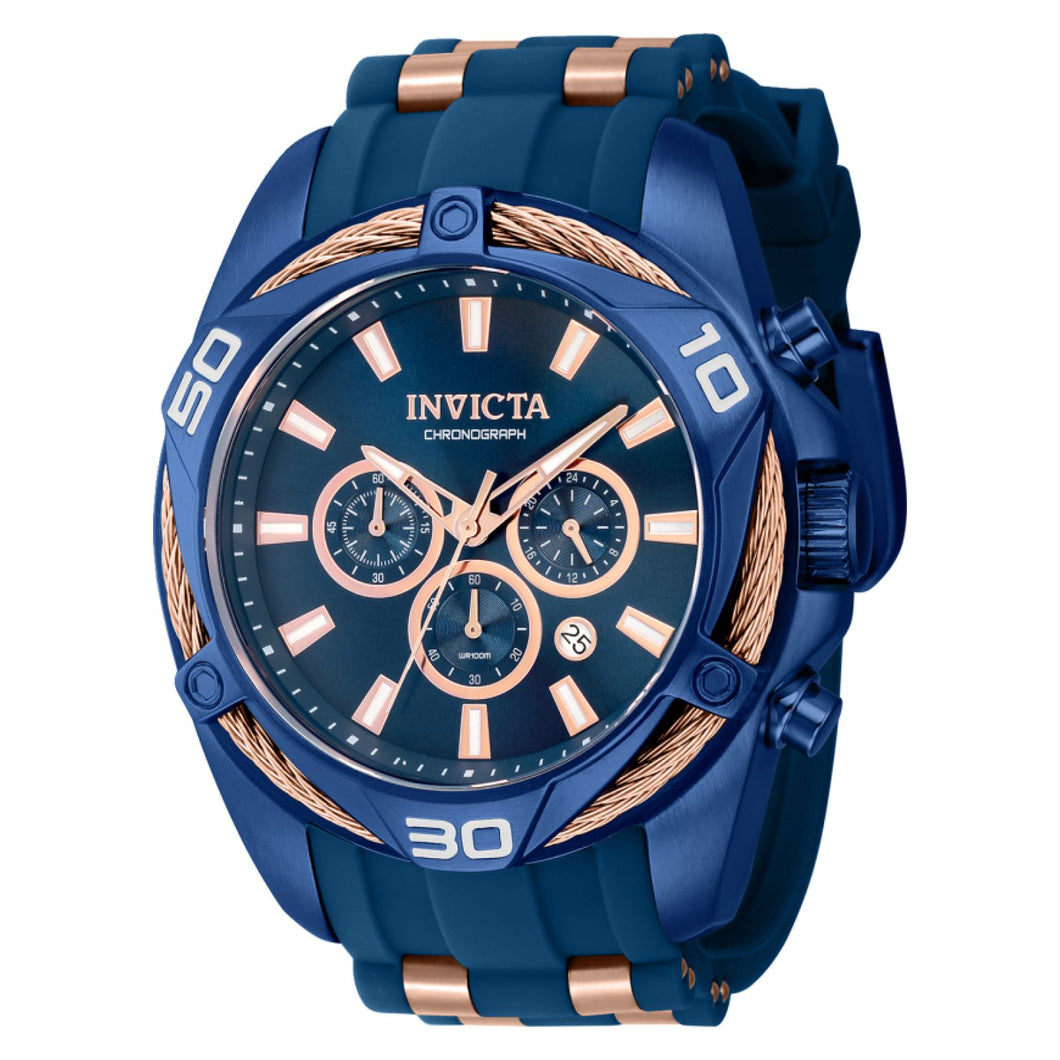 RELOJ DEPORTIVO PARA HOMBRE INVICTA BOLT 40317 - AZUL, ORO ROSA