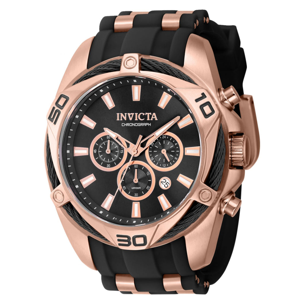 RELOJ DEPORTIVO PARA HOMBRE INVICTA BOLT 40319 - NEGRO, ORO ROSA