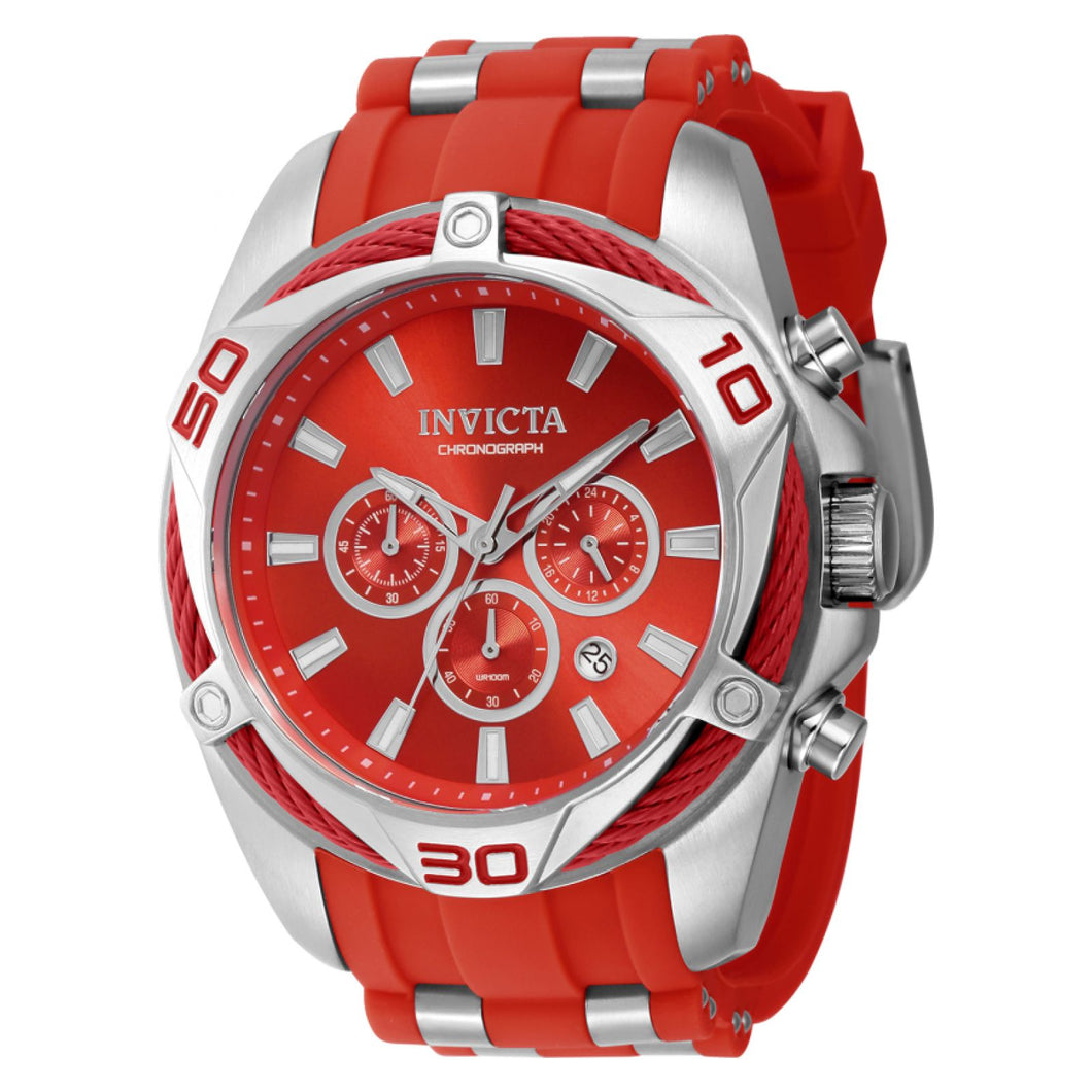 RELOJ DEPORTIVO PARA HOMBRE INVICTA BOLT 40339 - ROJO, ACERO