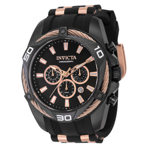 RELOJ DEPORTIVO PARA HOMBRE INVICTA BOLT 40341 - NEGRO, ORO ROSA