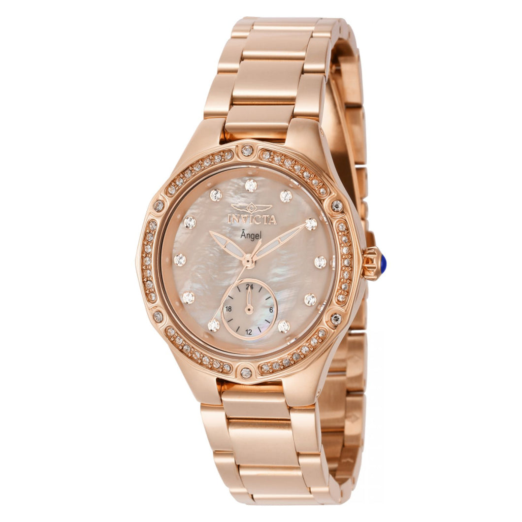 RELOJ  PARA MUJER INVICTA ANGEL INV40370 - ORO ROSA