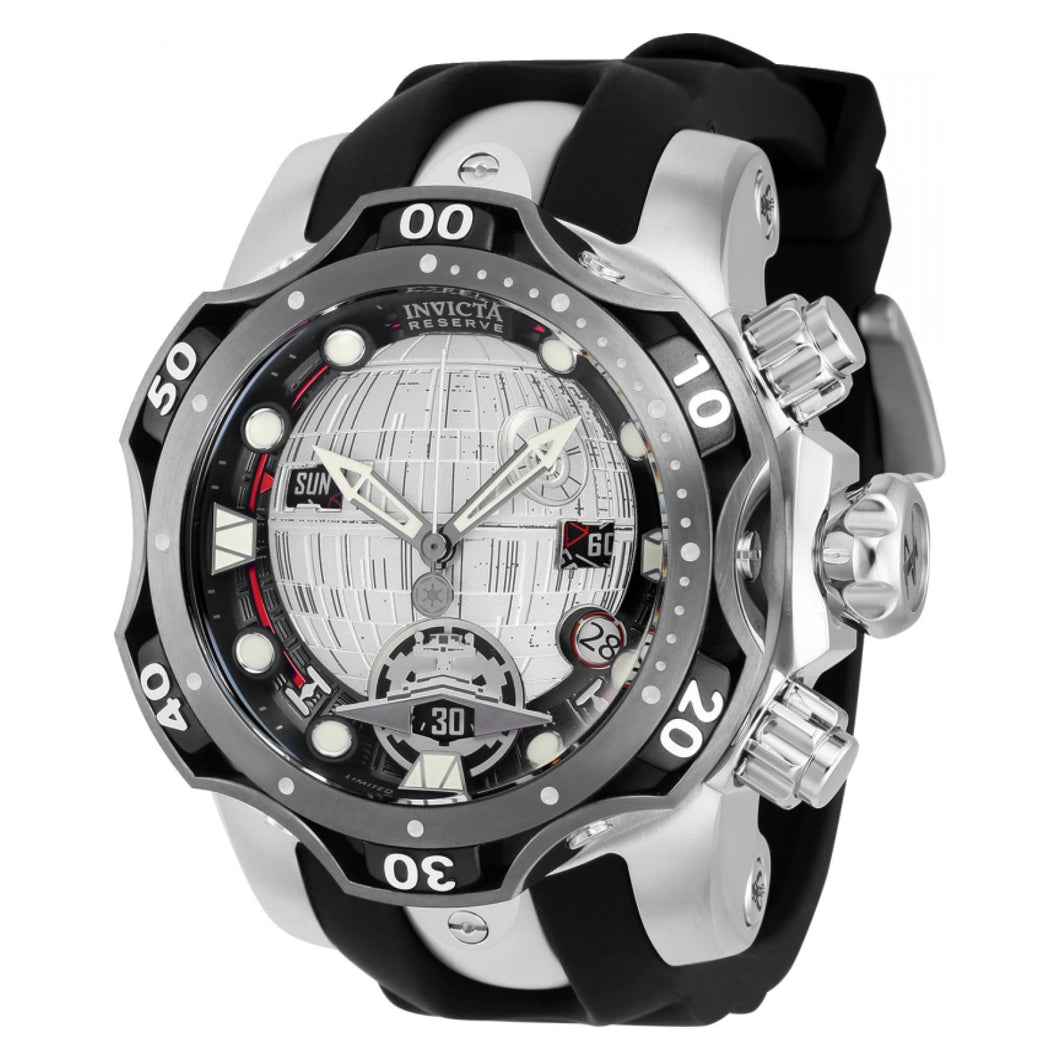 RELOJ DEATH STAR PARA HOMBRE INVICTA STAR WARS 40483 - NEGRO, ACERO