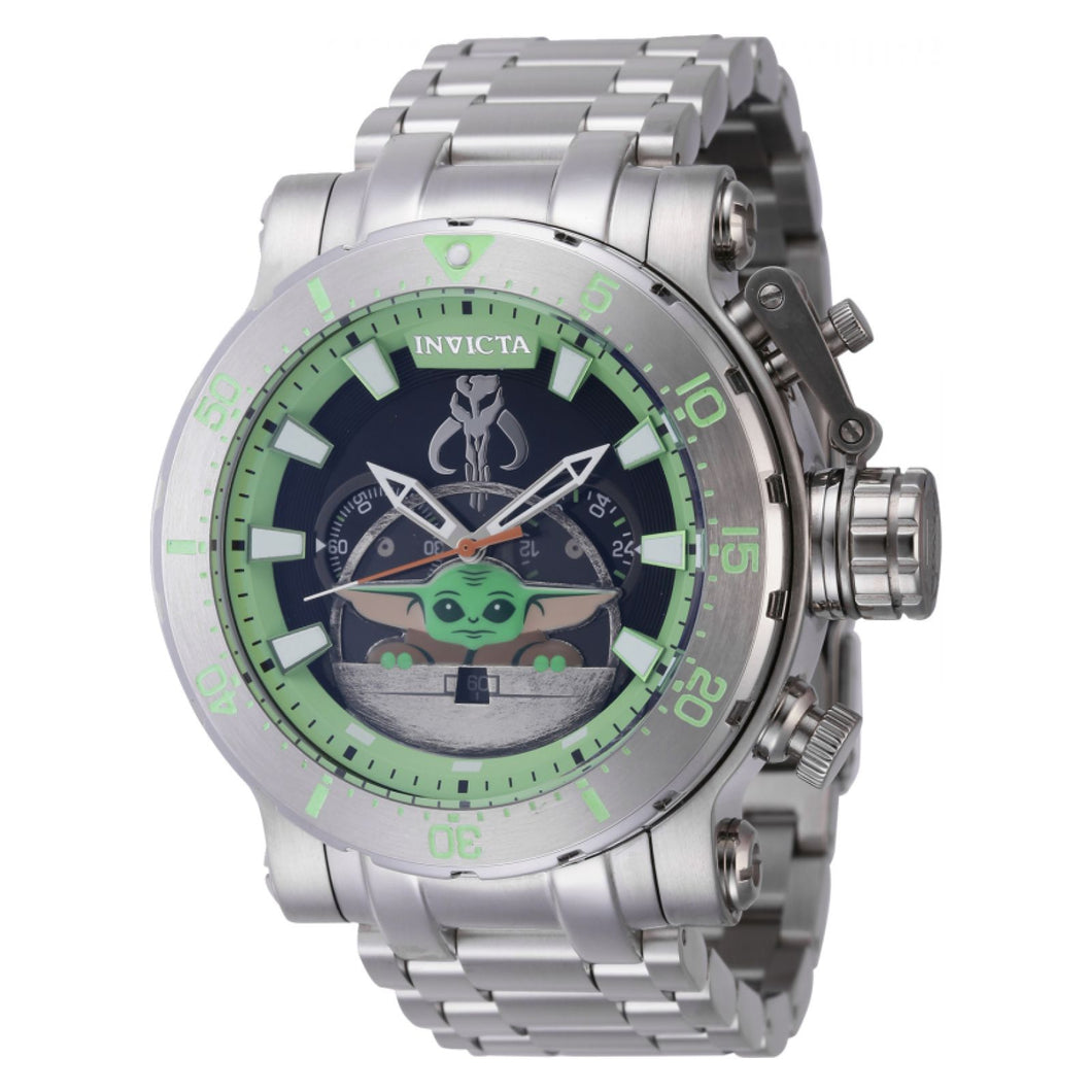 RELOJ BABY YODA PARA HOMBRE INVICTA STAR WARS 40621 - PLATA