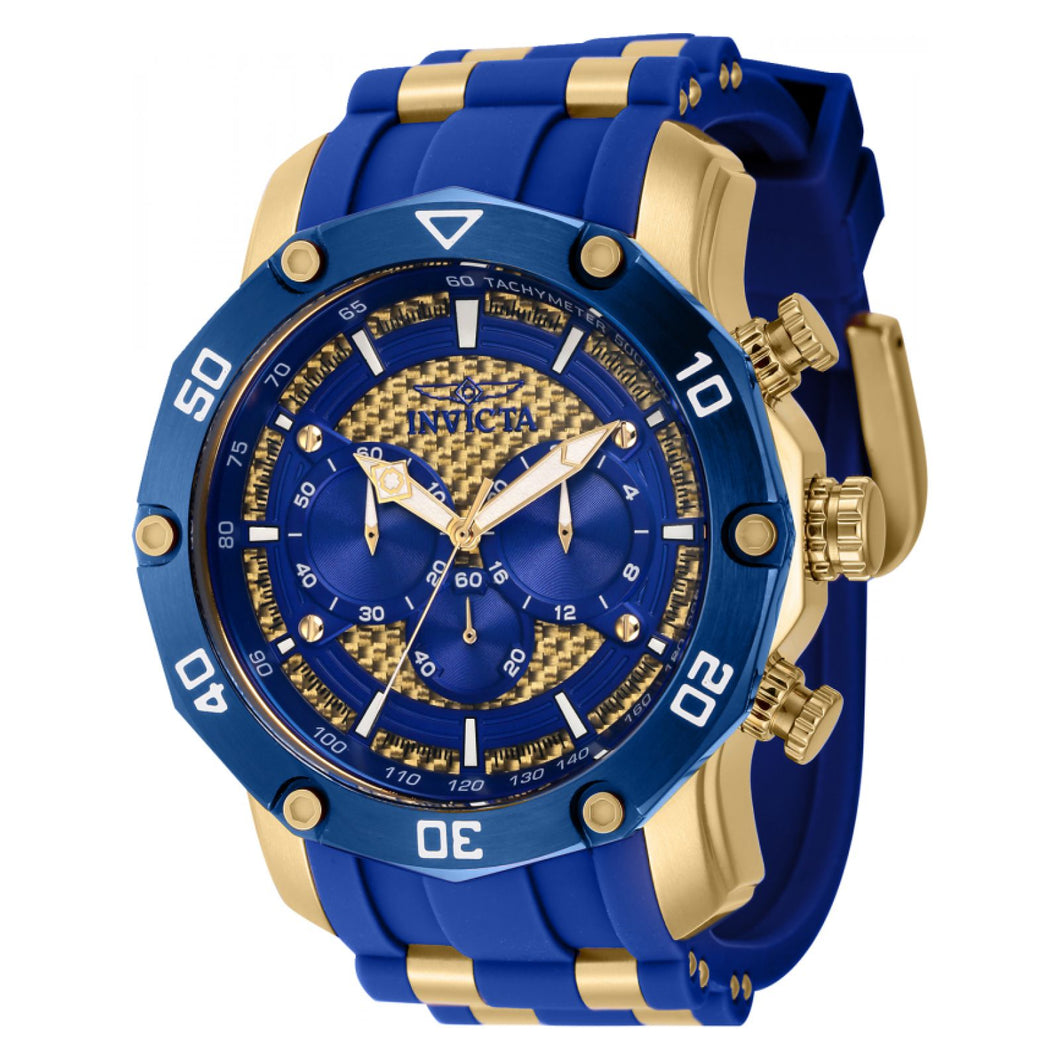 RELOJ DEPORTIVO PARA HOMBRE INVICTA PRO DIVER 40694 - AZUL, ORO