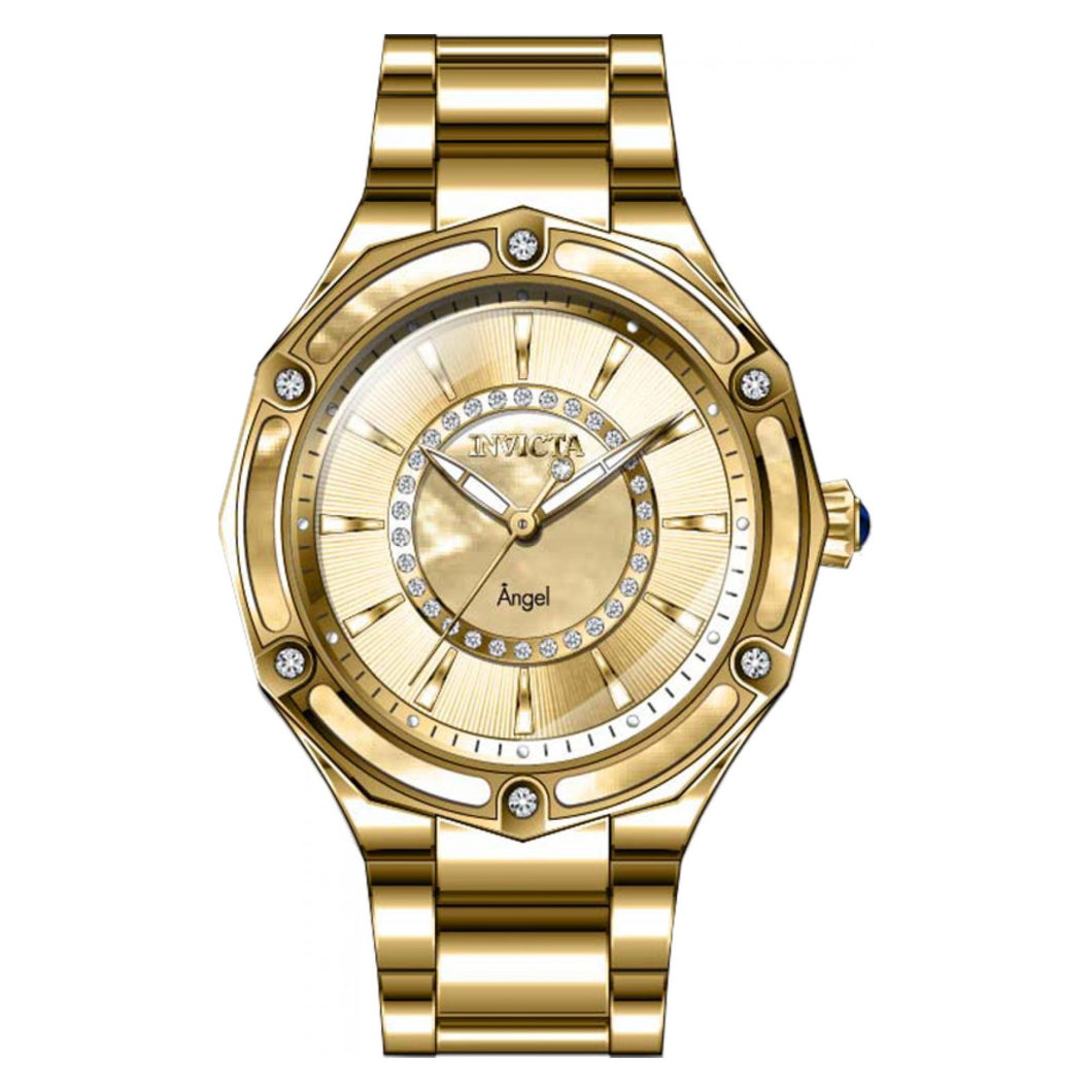 RELOJ  PARA MUJER INVICTA ANGEL 40963 - ORO