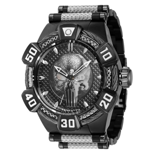 RELOJ PUNISHER PARA HOMBRE INVICTA MARVEL 41003 - WHITE, BLACK