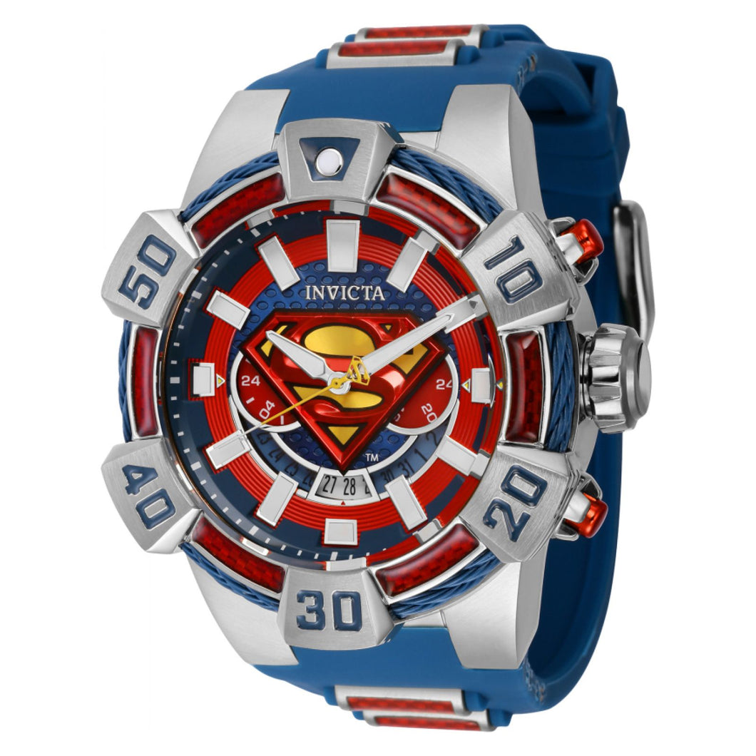 RELOJ SUPERMAN PARA HOMBRE INVICTA DC COMICS 41075 - ROJO AZUL