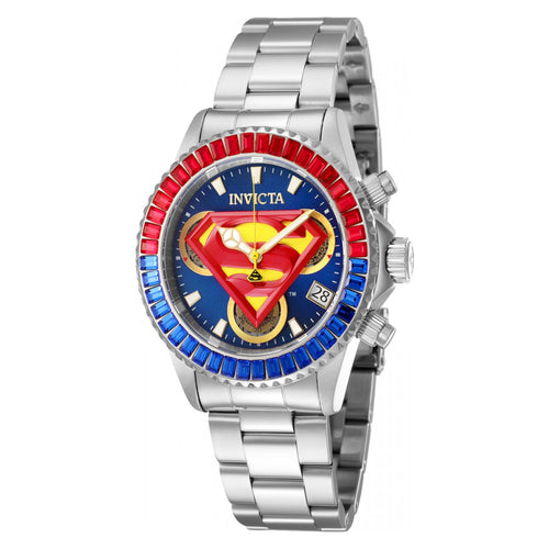 RELOJ SUPERMAN PARA MUJER INVICTA DC COMICS 41267 - ACERO