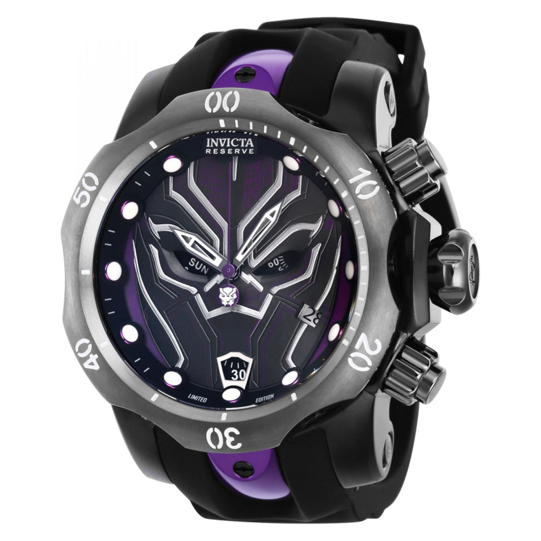 RELOJ PANTERA NEGRA PARA HOMBRE INVICTA MARVEL 41402 - PÚRPURA, NEGRO