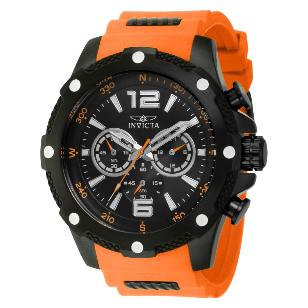 RELOJ DEPORTIVO PARA HOMBRE INVICTA I-FORCE 43002 - NARANJA, NEGRO