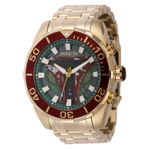 RELOJ BOBA FETT PARA HOMBRE INVICTA STAR WARS 43585 - ORO