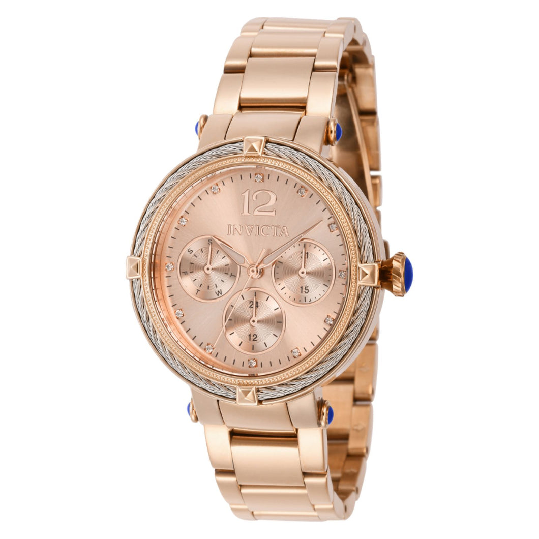 RELOJ  PARA MUJER INVICTA BOLT 43885 - ORO ROSA