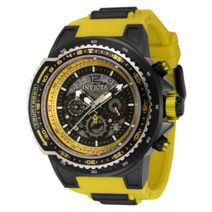 RELOJ DEPORTIVO PARA HOMBRE INVICTA AVIATOR 44343 - AMARILLO, NEGRO