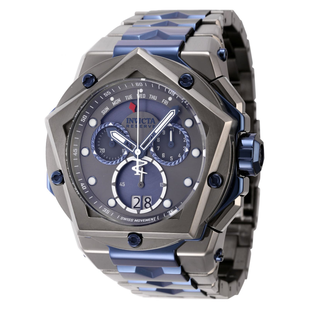 RELOJ  PARA HOMBRE INVICTA HELIOS 44475 - AZUL OSCURO, TITANIO