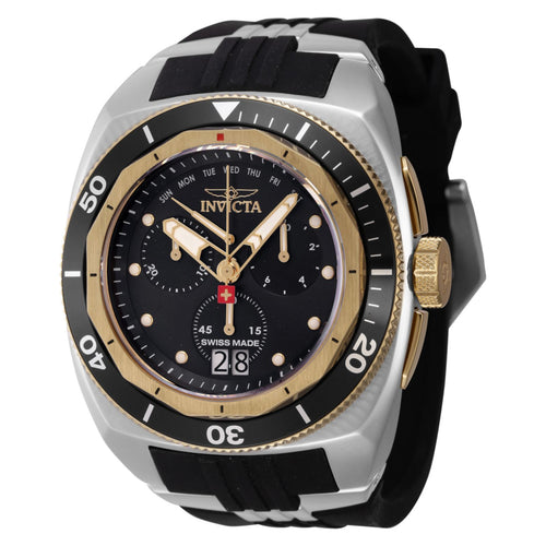 RELOJ DEPORTIVO PARA HOMBRE INVICTA SWISS MADE 44824 - NEGRO, ACERO