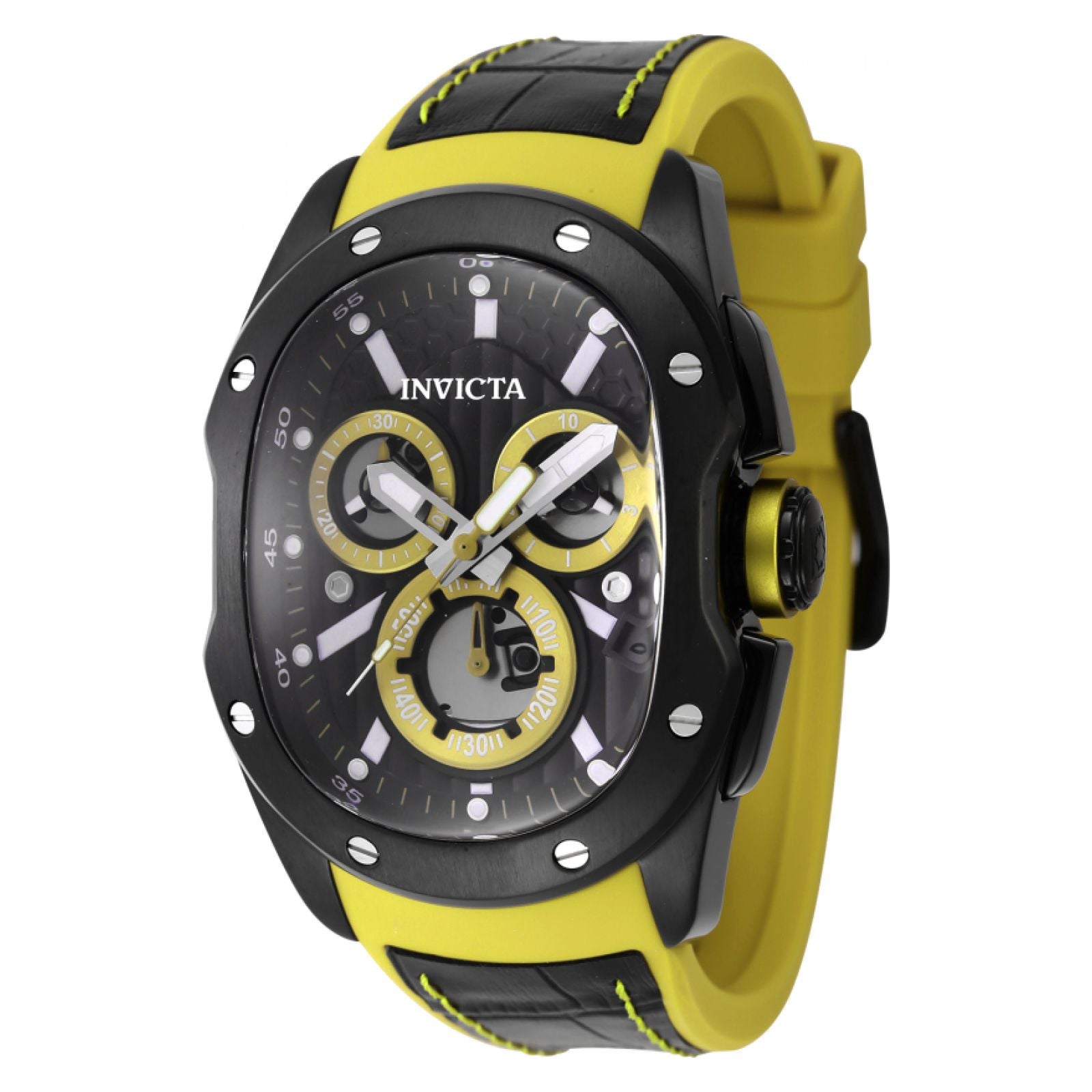 グリーン★Revolutionモデル INVICTA Lupah 45437 RELOJ CLÁSICO PARA HOMBRE INVICTA LUPAH 45437 - VERDE, NEGRO