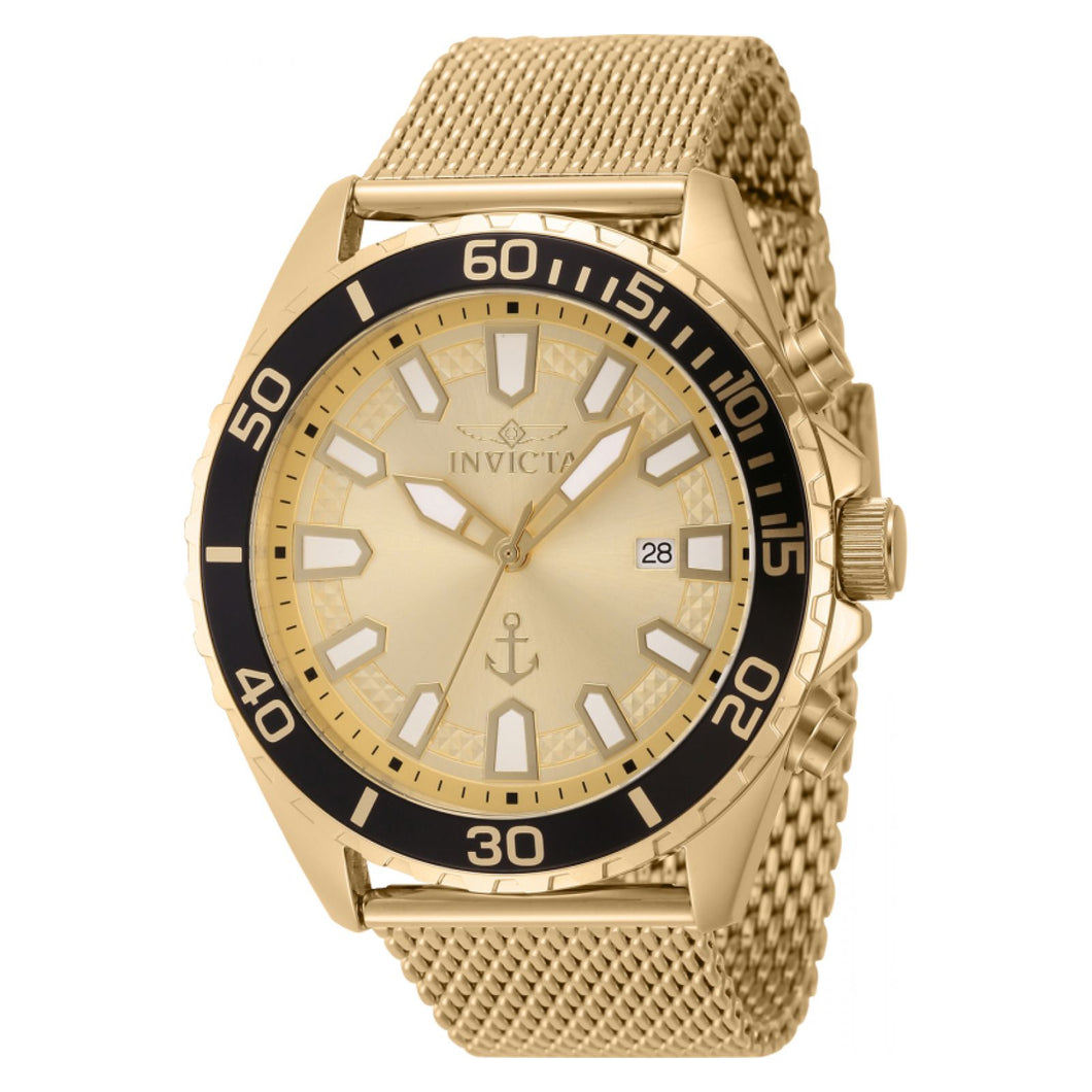 RELOJ  PARA HOMBRE INVICTA OCEAN VOYAGE 46271 - ORO