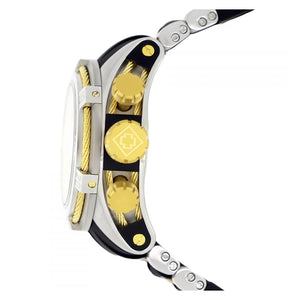 RELOJ DEPORTIVO PARA HOMBRE INVICTA BOLT 46468 - NEGRO, ORO, ACERO