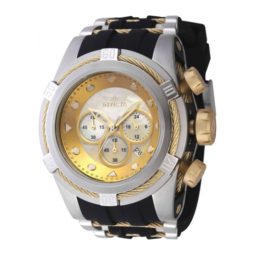 RELOJ DEPORTIVO PARA HOMBRE INVICTA BOLT 46468 - NEGRO, ORO, ACERO