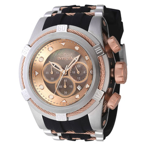 RELOJ DEPORTIVO PARA HOMBRE INVICTA BOLT 46469 - NEGRO, ORO ROSA, ACERO