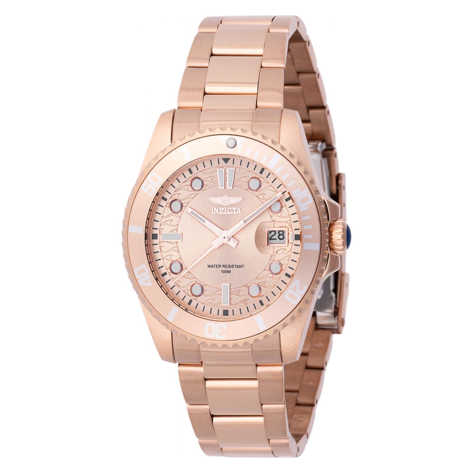 RELOJ  PARA MUJER INVICTA PRO DIVER 46685 - ORO ROSA