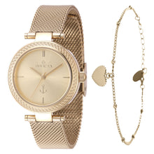 Cargar imagen en el visor de la galería, SET RELOJ + PULSERA  PARA MUJER INVICTA OCEAN VOYAGE 47268 - ORO