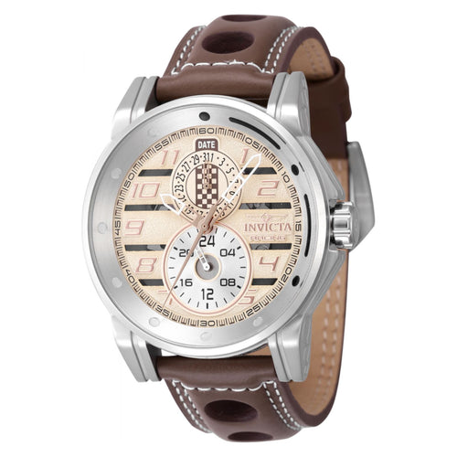 RELOJ CLÁSICO PARA HOMBRE INVICTA INVICTA RACING 47538 - BLANCO, MARRÓN