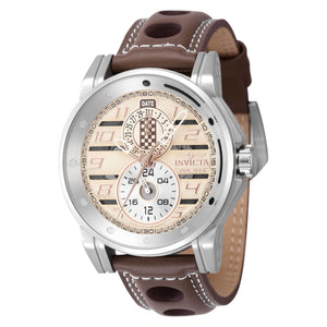 RELOJ CLÁSICO PARA HOMBRE INVICTA INVICTA RACING 47538 - BLANCO, MARRÓN