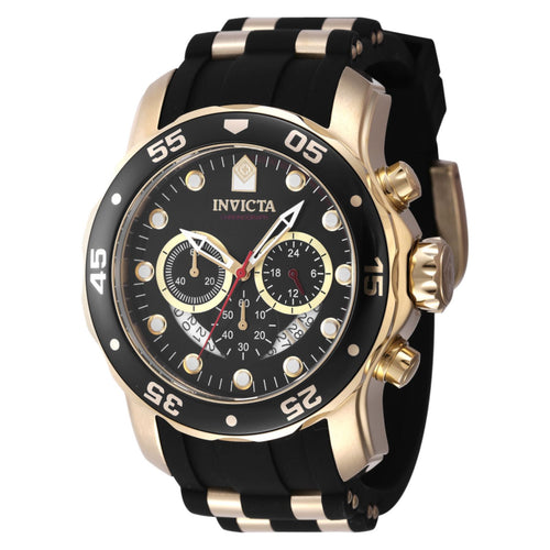 RELOJ DEPORTIVO PARA HOMBRE INVICTA OCEAN VOYAGE 47626 - NEGRO, DORADO