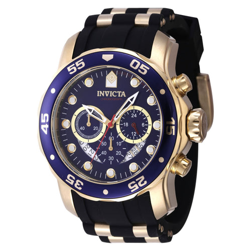 RELOJ DEPORTIVO PARA HOMBRE INVICTA OCEAN VOYAGE 47627 - NEGRO, DORADO