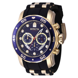 RELOJ DEPORTIVO PARA HOMBRE INVICTA OCEAN VOYAGE 47627 - NEGRO, DORADO
